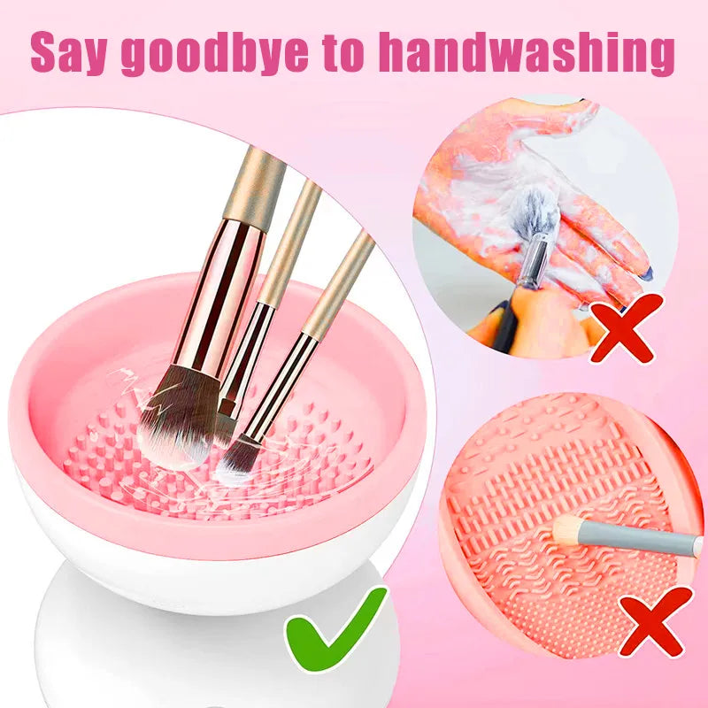 Portable Electric Makeup Brush Cleaner